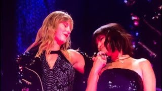 Selena Gomez and Taylor Swift Performing ‘Hands To Myself’ - Reputation Tour Pasadena (FULL HD)