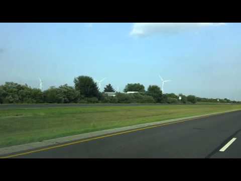 Wind Power farm being built at Indiana/Ohio border  8.19.11