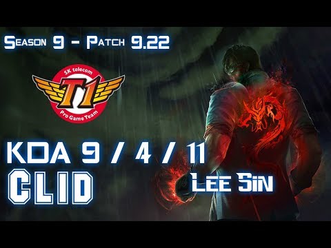 SKT T1 Clid LEE SIN vs GRAGAS Jungle - Patch 9.22 KR Ranked