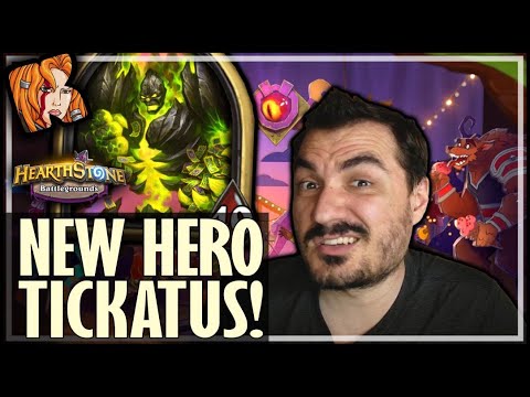 NEW HERO TICKATUS! DOUBLE PRIZES! - Hearthstone Battlegrounds