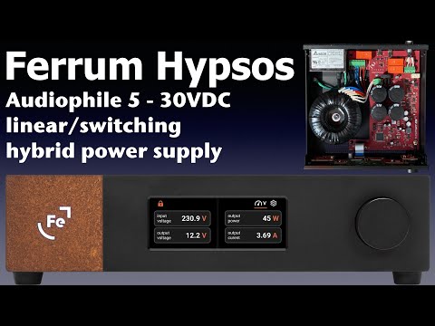 Ferrum Hypsos 5 to 30 volts DC Audiophile power supply