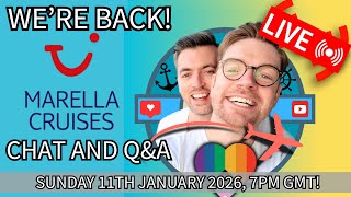 We’re back from our FIRST MARELLA Cruise! Live chat with David & Mark!