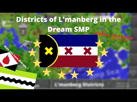 Districts of L'manberg in the Dream SMP | Dream SMP Maps
