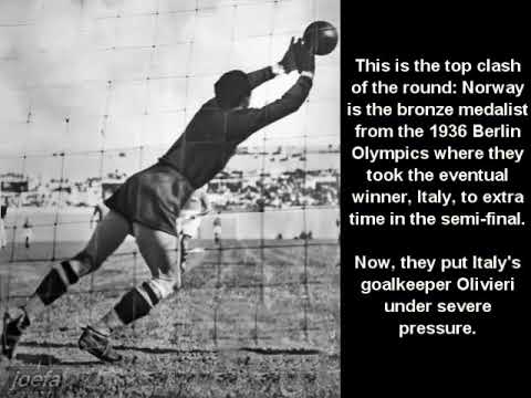 1938 WC R1 Italy - Norway (Marseille, 5.6.1938)