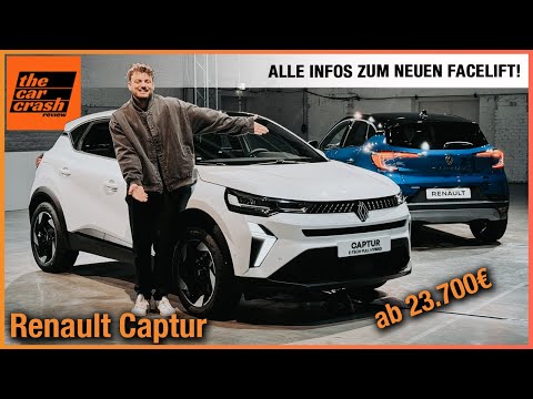 Renault Captur (2024) Alle Infos zum NEUEN Facelift ab 23.700€! Review | Test | Preis | Techno | POV