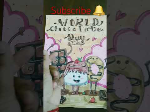 Chocolate l Made by Aritri #art #shorts #fyp #jisoo #flower