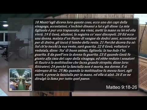 Culto in diretta 07/01/2020 Anziano Cirrito M. - Matteo 9:18-26