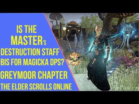 ESO Greymoor Best Magicka DPS - Master's Destruction Staff or not?