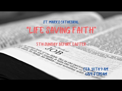 St. Mark's 28th February 2021 - 9am Worship Service - Live Stream