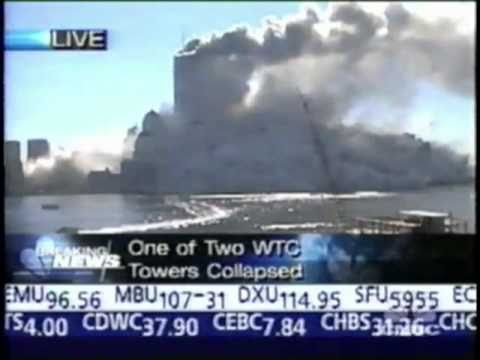 9/11 CNBC Coverage 9:54 - 10:04