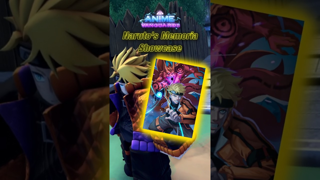 Secret Naruto's Memoria Showcase | Roblox | Anime Vanguards #roblox #animevanguards #showcase