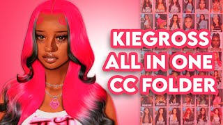 Sims 4| KieGross Hair All In One CC Folder!!!