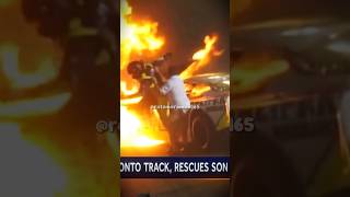 Pai SALVOU seu filho de um carro de corrida em chamas, mas foi PUNIDO!? 😳
