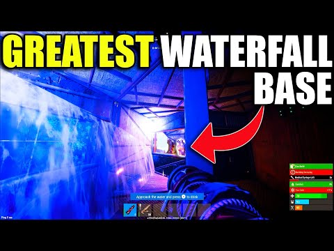 The Greatest SOLO Waterfall Base! - Rust Console Edition