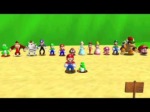 Super Mario 64 (16 Players) - Full Game 100% Walkthrough