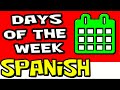 Learn DAYS OF THE WEEK In SPANISH For Children Repeat After Me Spanish