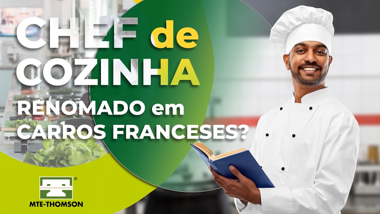 CHEF DE COZINHA RENOMADO EM CARROS FRANCESES?