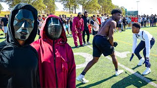 SQUID GAMES 1ON1'S FOR $5000!! (W/ TRAVIS HUNTER & EVAN STEWART)