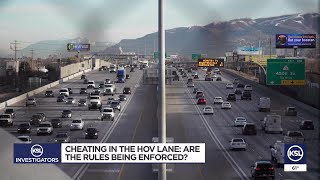 One in three drivers break Utah HOV lane rules during rush hour, are the lanes enforced?