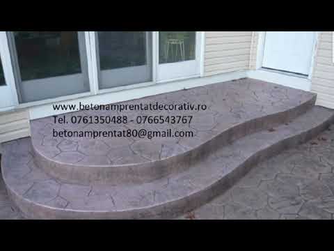 Beton Amprentat Tecucelu Sec - Galați  Tel.0761350488 -0766543767