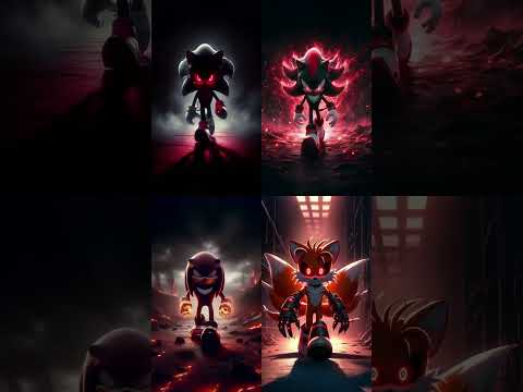 Chased by Dark Side Sonic, Knuckles, Shadow and Tails #sonic #sonicthehedgehog #sonic3