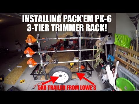 INSTALLING PACK'EM PK-6, 3-TIER TRIMMER RACK!