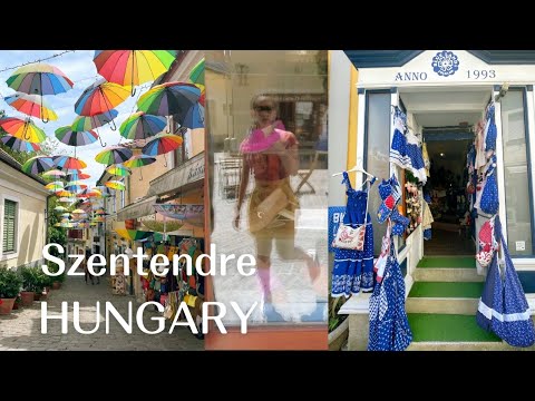 Szentendre Vlog I Day trip from Budapest, HUNGARY I Langosh, souvenir, Handicraft store