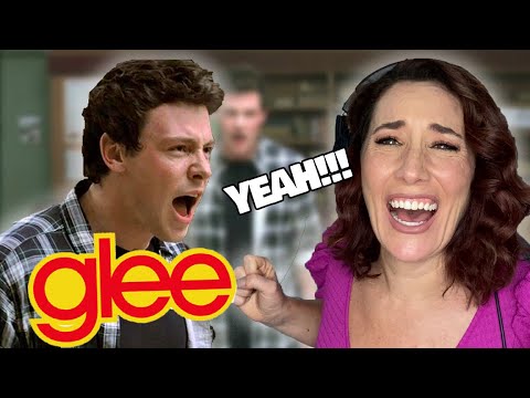 Vocal Coach Reacts GLEE - Jessie's Girl | WOW! He was...
