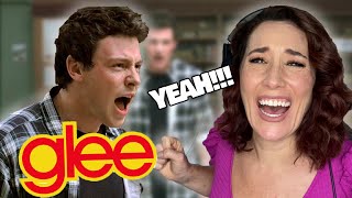 Vocal Coach Reacts GLEE - Jessie&#39;s Girl | WOW! He was...