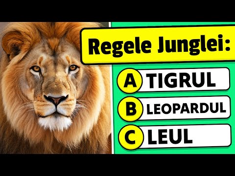 Cât de bine îți cunoști ANIMALELE? 🦁🐧✅ Test de Cultură Generală