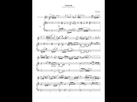 Carnival (Piano) - Philip Sparke (Arr. by DtLin)