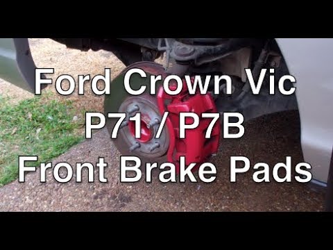 Ford Crown Vic Police Interceptor P71 P7B front brakes