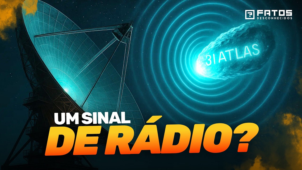 Urgente: Detectamos o primeiro sinal vindo do 3I/ATLAS
