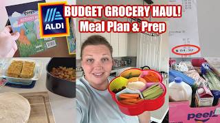 $85 ALDI HAUL! Budget Healthy Grocery Haul! Weekly Grocery Haul with Meal Plan | ALDI HAUL