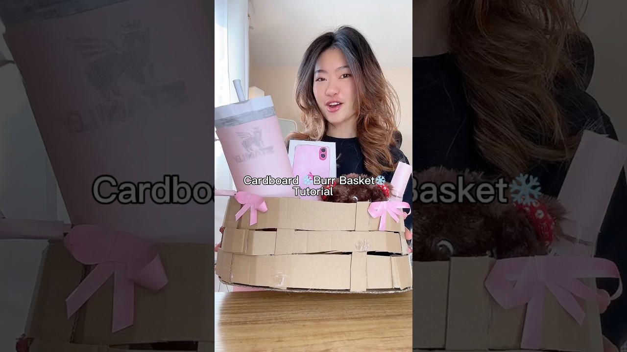 Cardboard Burr Basket tutorial