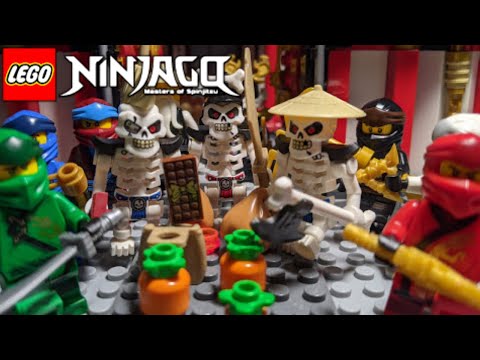 LEGO Ninjago Halloween special skeleton attack/ Brickfilm