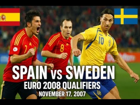 Spain vs Sweden | Full Match | UEFA Euro 2008 Qualification | Matchday 11 | November 17, 2007