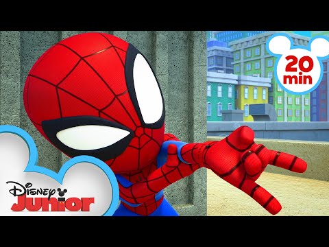 Top 5 Marvel’s Spidey and his Amazing Friends Moments 🕸 | Compilation | @disneyjr