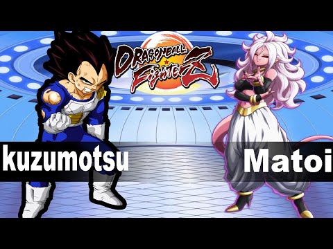 DBFZ: kuzumotsu (Base Vegeta, GT Goku, Teen Gohan) vs Matoi (Android 21, SS Goku, Bardock)