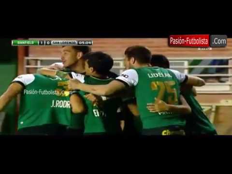 Gol de Jorge Rodríguez. Banfield 1 - 0 San Lorenzo. Segunda Fase (IDA). Copa Sudamericana 2016