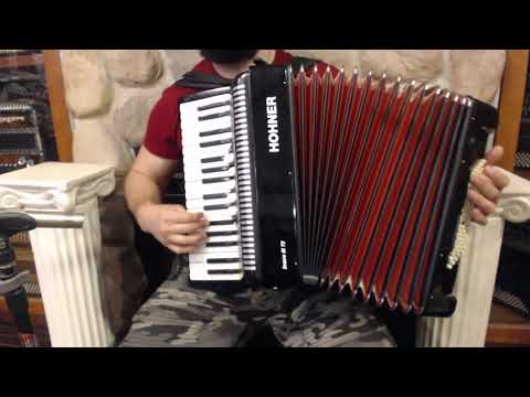 4753 - Black Hohner Bravo III Piano Accordion LMM 34 72 $1199