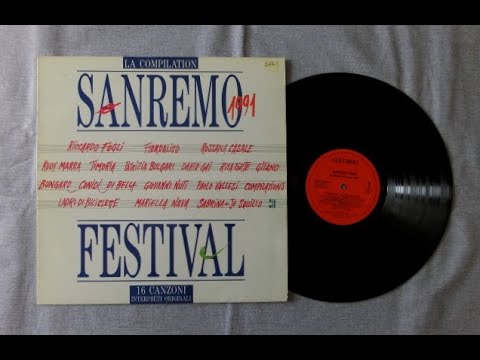 TUTTO SANREMO 1991 -  E NOI QUI - CANTA BUNGARO, MARCO CONIDI E ROSARIO DI BELLA - PROVENIENTI DALLA