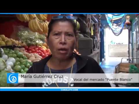 Locatarios dan a conocer las necesidades que existen en el mercado Puente Blanco en Valle de Chalco 