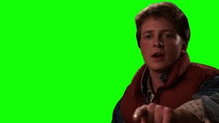 Marty McFly "I've seen this one, this is a classic!" Back to the Future green screen