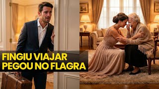 MILIONÁRIO FINGI VIAJAR E VOLTA MAIS CEDO — O QUE A NOIVA FEZ COM A MÃE DELE É DE CORTAR O CORAÇÃO