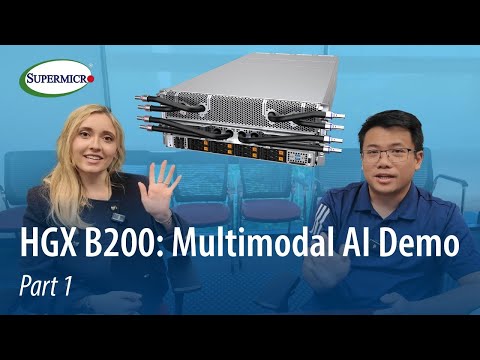 @ServeTheHomeVideo - "Supermicro NVIDIA HGX B200: Live Demo Using Multimodal AI"