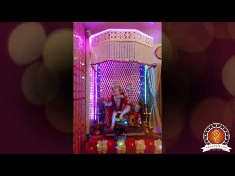 Mahesh Thorat Home Ganpati Decoration Video