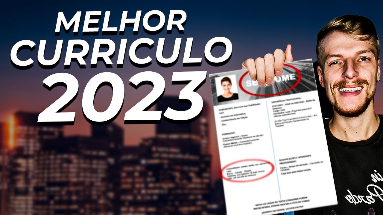🔥 (GRÁTIS) COMO FAZER UM CURRÍCULO PARA PRIMEIRO EMPREGO EM 2023!