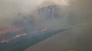I drove through a controlled burn at McCloud!