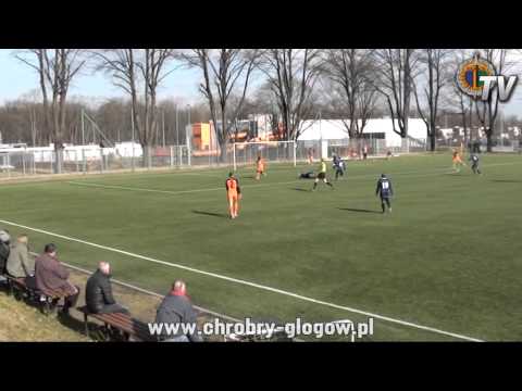 22.02.2014 bramki z meczu Chrobry Głogów - Grom Plewiska 6-1